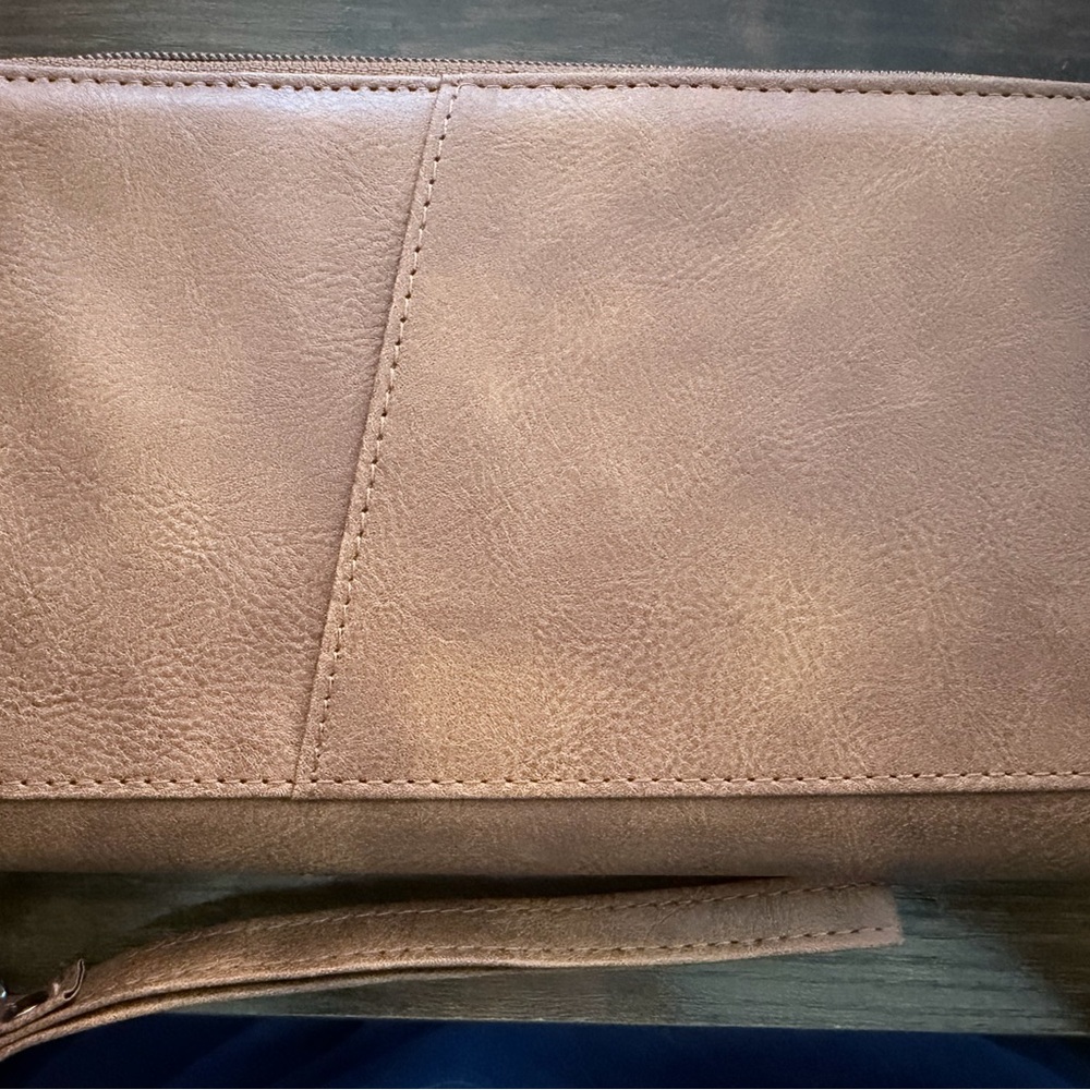 Tan Leather Passport Holder - Picture 2 of 3